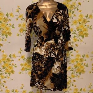 Emma & Michelle Wrap midi dress size S